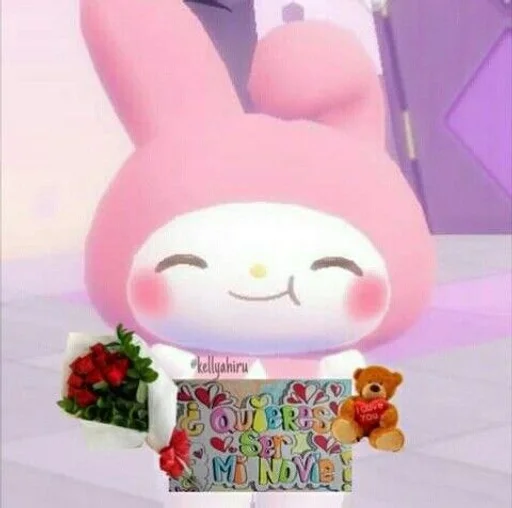 ❤️ Стикер «I love my Melody» для Telegram