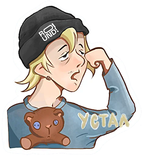 😩 Стикер «Round стикерпак» для Telegram