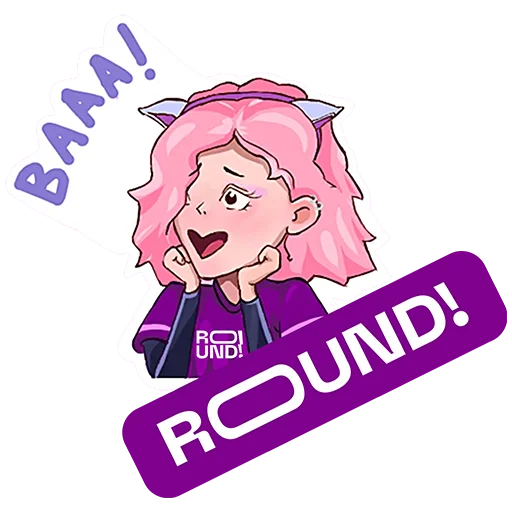😱 Стикер «Round стикерпак» для Telegram