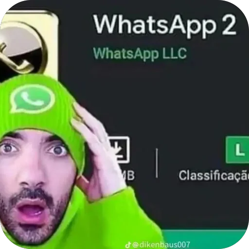 🫥 Стикер «WhatsApp» для Telegram