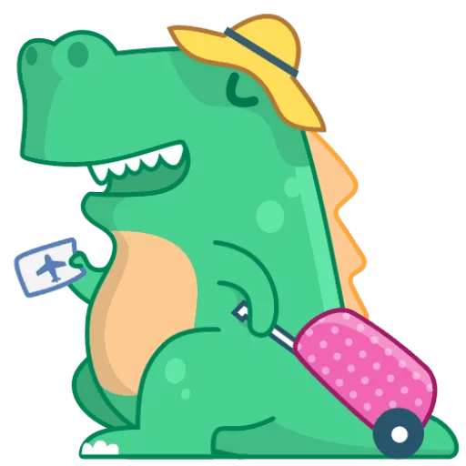 ✈️ Стикер «Komo» для Telegram
