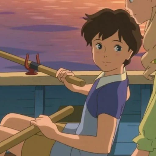 🌊 Стикер «When marnie was there» для Telegram