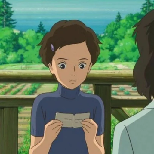 🌊 Стикер «When marnie was there» для Telegram