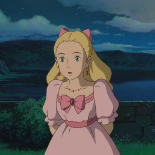 🌊 Стикер «When marnie was there» для Telegram