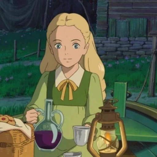 🌊 Стикер «When marnie was there» для Telegram