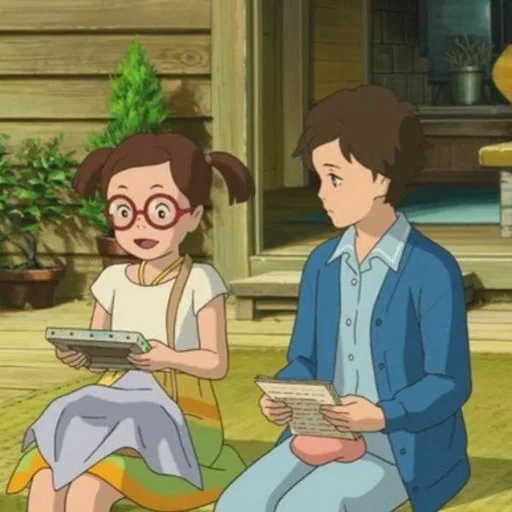 🌊 Стикер «When marnie was there» для Telegram