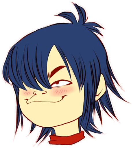 😗 Стикер «Whimsicalcannibal X Gorillaz» для Telegram