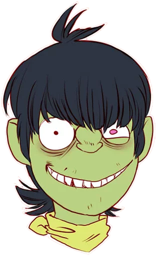😜 Стикер «Whimsicalcannibal X Gorillaz» для Telegram