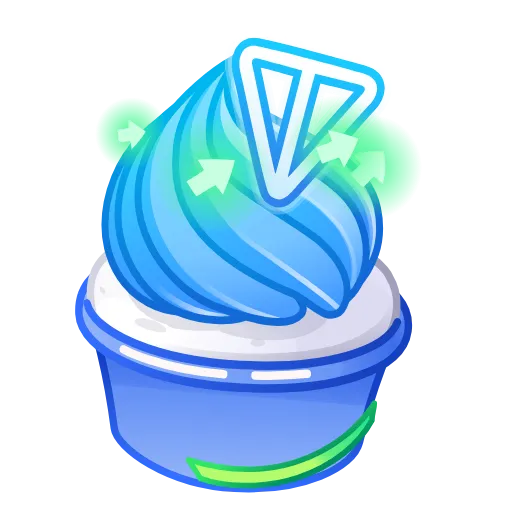 💎 Эмодзи «Whip Cupcake» для Telegram