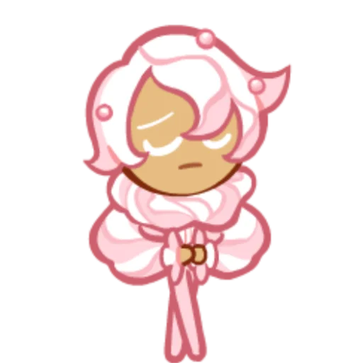 🍮 Стикер «Whipped Cream Cookie» для Telegram