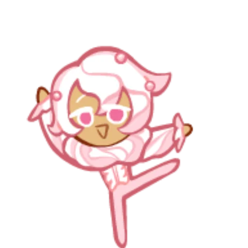 🍮 Стикер «Whipped Cream Cookie» для Telegram
