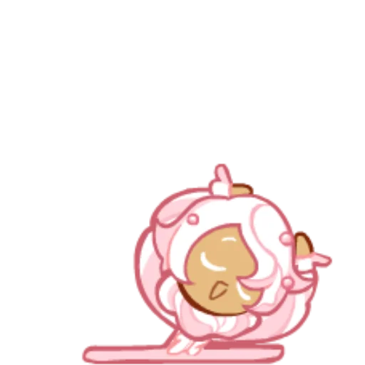 🍮 Стикер «Whipped Cream Cookie» для Telegram