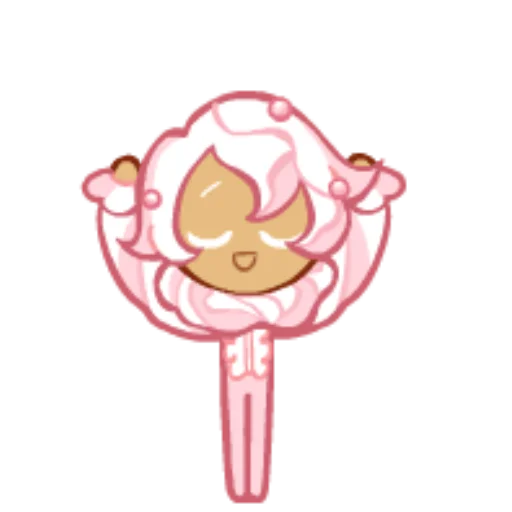 🍮 Стикер «Whipped Cream Cookie» для Telegram