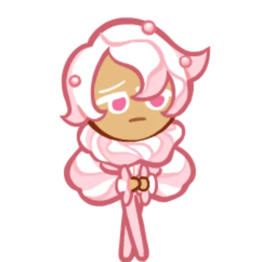 🍮 Стикер «Whipped Cream Cookie» для Telegram