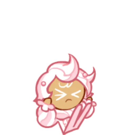 🍮 Стикер «Whipped Cream Cookie» для Telegram