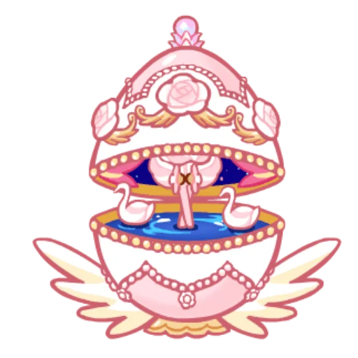 🍮 Стикер «Whipped Cream Cookie» для Telegram