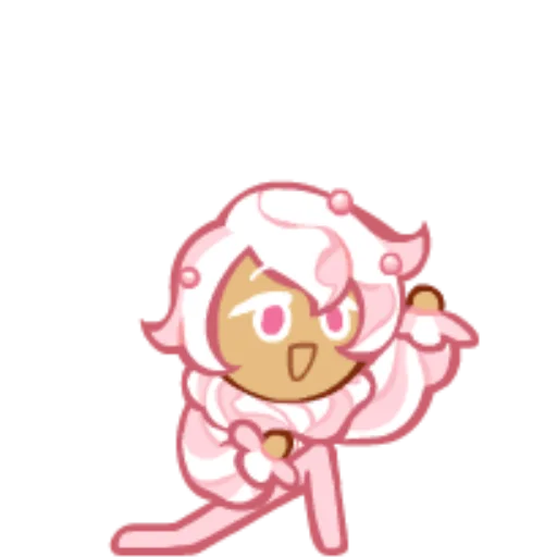 🍮 Стикер «Whipped Cream Cookie» для Telegram