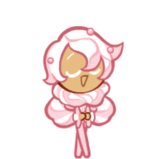 🍮 Стикер «Whipped Cream Cookie» для Telegram