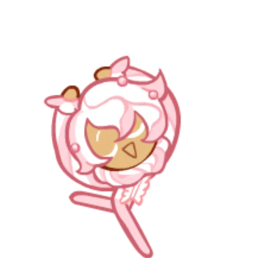 🍮 Стикер «Whipped Cream Cookie» для Telegram