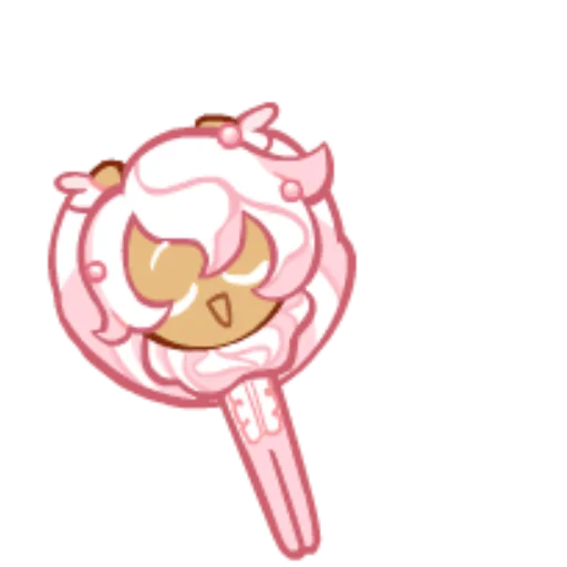 🍮 Стикер «Whipped Cream Cookie» для Telegram