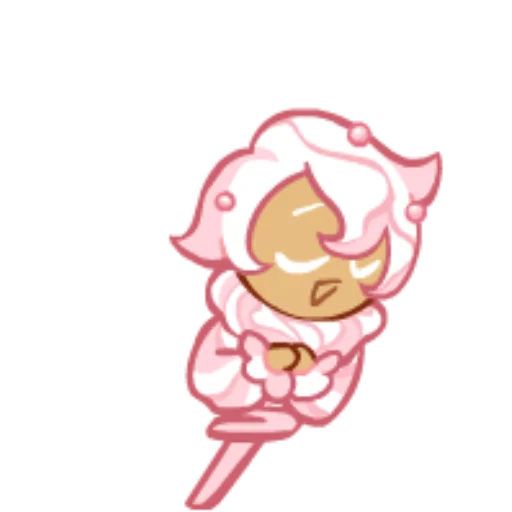 🍮 Стикер «Whipped Cream Cookie» для Telegram