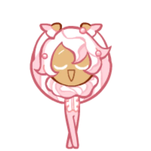 🍮 Стикер «Whipped Cream Cookie» для Telegram