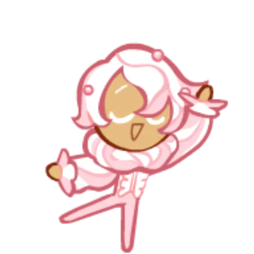 🍮 Стикер «Whipped Cream Cookie» для Telegram