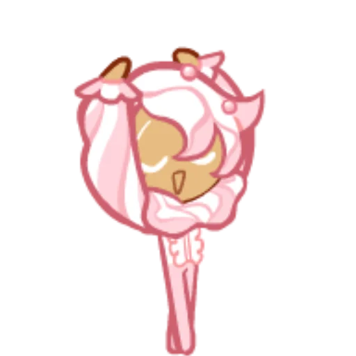 🍮 Стикер «Whipped Cream Cookie» для Telegram