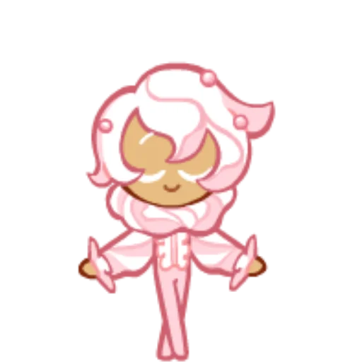 🍮 Стикер «Whipped Cream Cookie» для Telegram