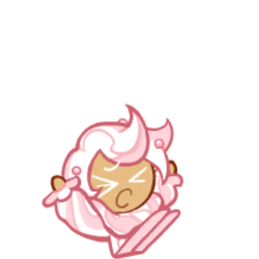🍮 Стикер «Whipped Cream Cookie» для Telegram