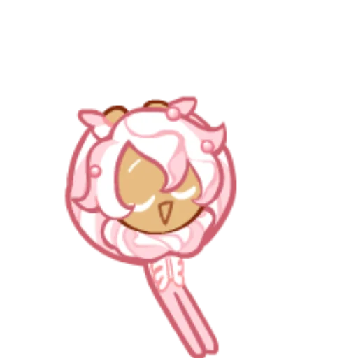 🍮 Стикер «Whipped Cream Cookie» для Telegram
