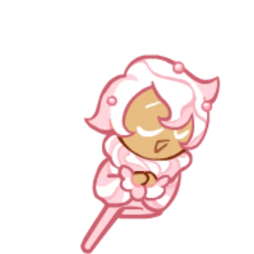 🍮 Стикер «Whipped Cream Cookie» для Telegram