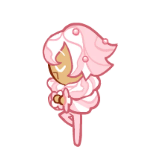 🍮 Стикер «Whipped Cream Cookie» для Telegram