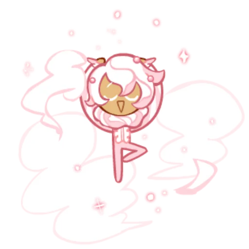 🍮 Стикер «Whipped Cream Cookie» для Telegram