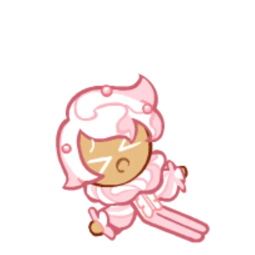 🍮 Стикер «Whipped Cream Cookie» для Telegram