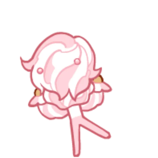 🍮 Стикер «Whipped Cream Cookie» для Telegram