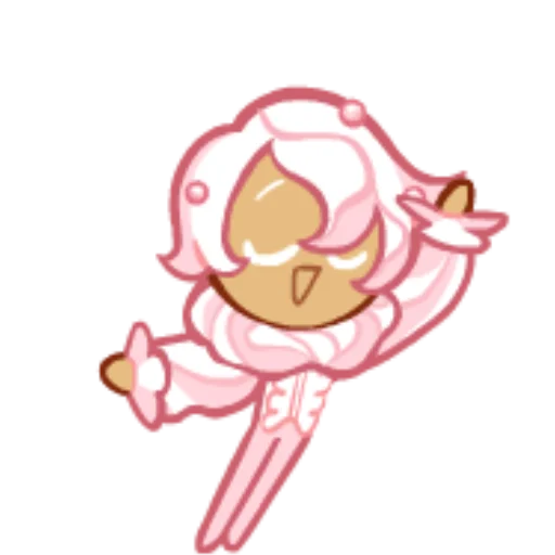 🍮 Стикер «Whipped Cream Cookie» для Telegram
