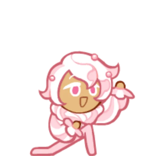 🍮 Стикер «Whipped Cream Cookie» для Telegram