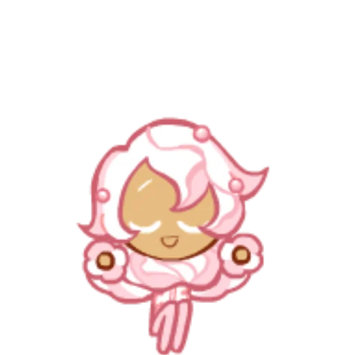 🍮 Стикер «Whipped Cream Cookie» для Telegram