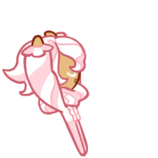 🍮 Стикер «Whipped Cream Cookie» для Telegram