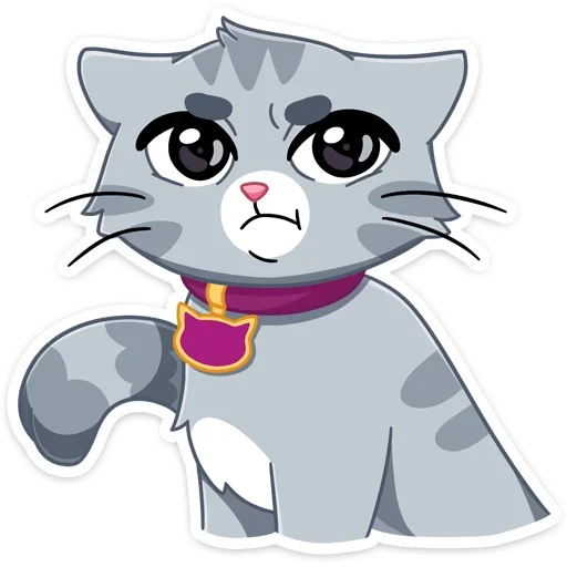 😕 Стикер «Табби - Whiskas®» для Telegram