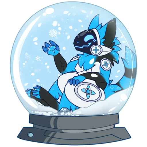 ☃️ Стикер «Whisky The Protogen» для Telegram