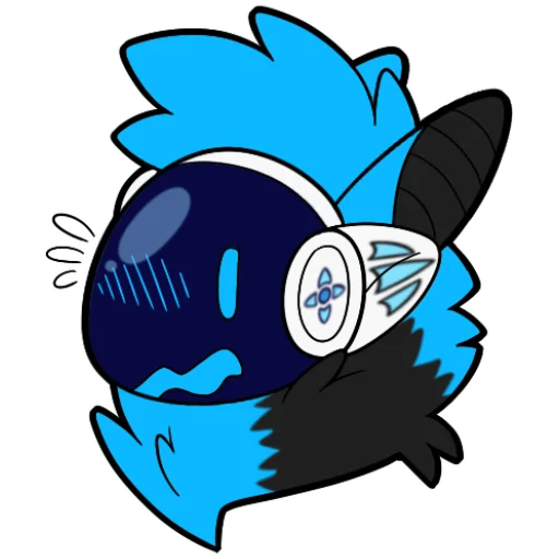 🫣 Стикер «Whisky The Protogen» для Telegram