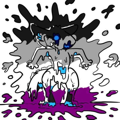 💜 Стикер «Whisky The Protogen» для Telegram