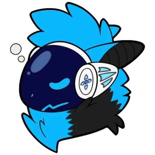 🥴 Стикер «Whisky The Protogen» для Telegram