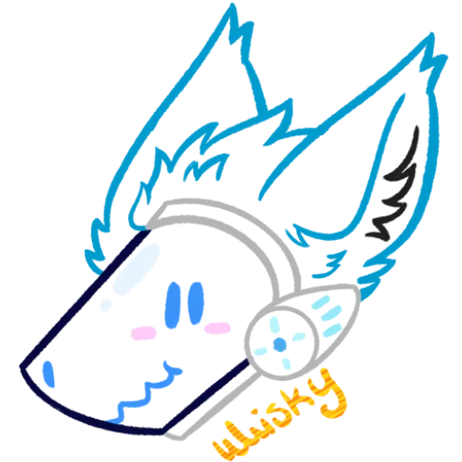 😜 Стикер «Whisky The Protogen» для Telegram