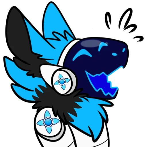 😍 Стикер «Whisky The Protogen» для Telegram