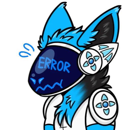 😰 Стикер «Whisky The Protogen» для Telegram