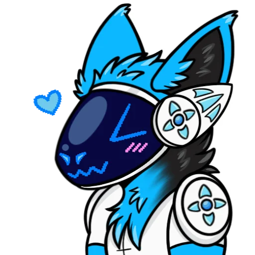 🥹 Стикер «Whisky The Protogen» для Telegram