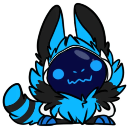 🫠 Стикер «Whisky The Protogen» для Telegram
